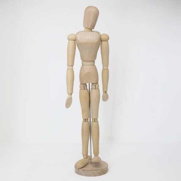 Maniquí Articulado Femenino 50cm.