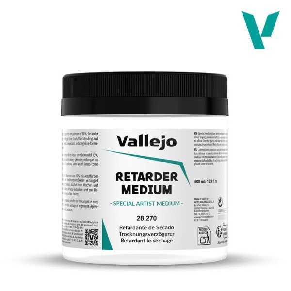 VALLEJO MEDIUM RETARDADOR para Acrilico 500ml.