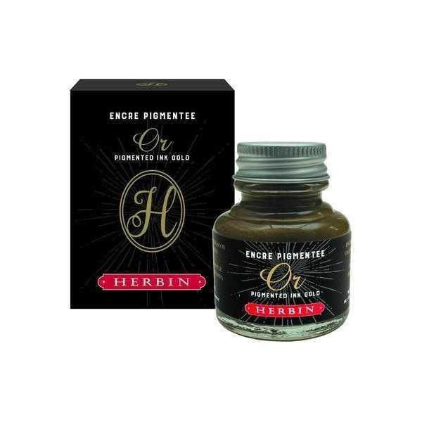Tinta decorativa J. HERBIN Dorado 30ml.