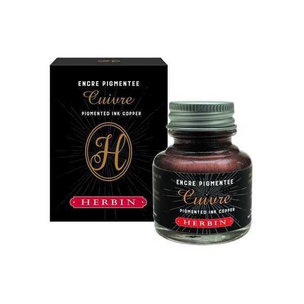 Tinta decorativa J. HERBIN Cobre 30ml.