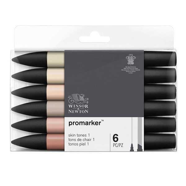 Rotuladores PROMARKER Winsor Newton 6 unid. Tonos Piel