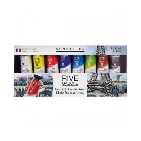 OLEO RIVE GAUCHE Sennelier 8 tubos 40 ml