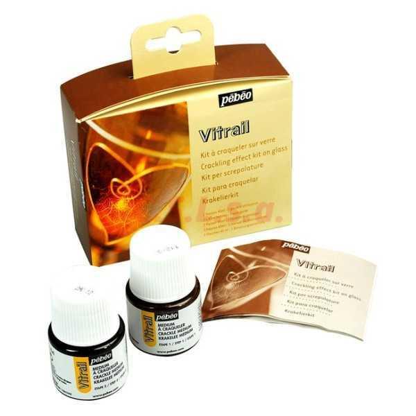 PEBEO KIT PARA CRAQUELAR VITRAIL