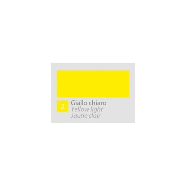 Tempera a la Caseina Amarillo Claro 80ml.Divolo