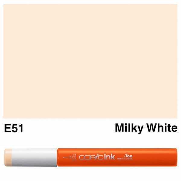 COPIC INK TYP 12ml. E51 MILKY WHITE