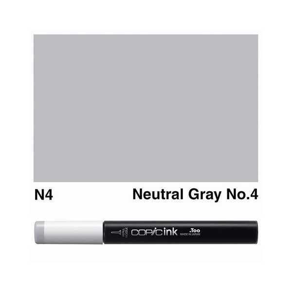 COPIC INK TYP 12ml. N4 NEUTRAL GREY