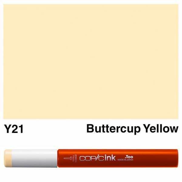 COPIC INK Typ 12ml. Y21 BUTTERCUP YELLOW