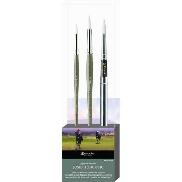 ESCODA JOSEPH ZBUKVIC Set 3 pinceles Acuarela . 8605-1