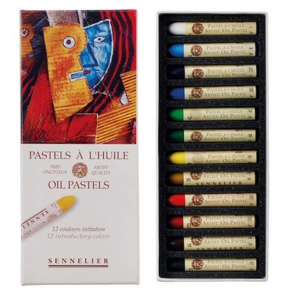 Pastel al Oleo SENNELIER 12 unidades