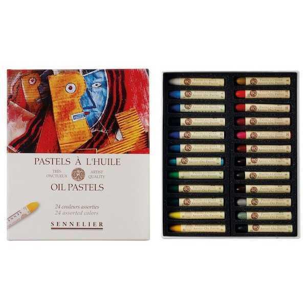 Pastel al Oleo SENNELIER. 24 unidades