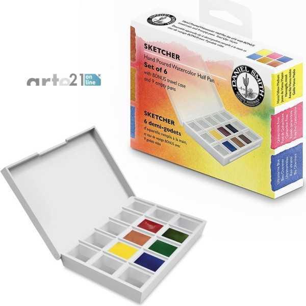 Daniel Smith Sketcher Set de Acuarelas 6 Medio Godets