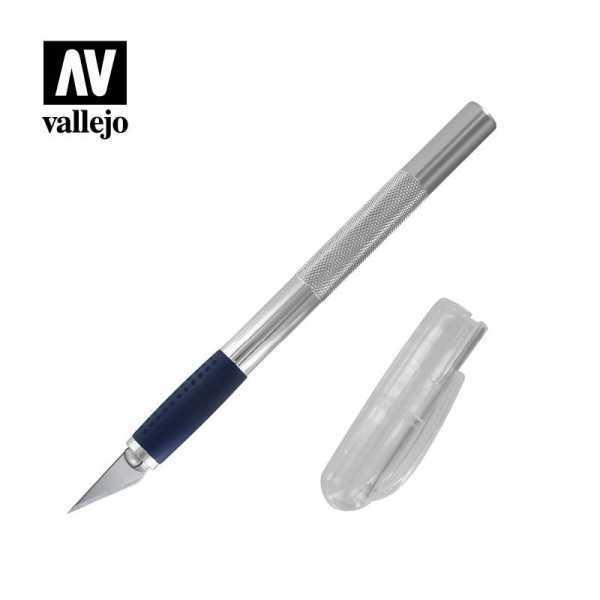 Cutter de aluminio mango de silicona / Incluye cuchilla n11
