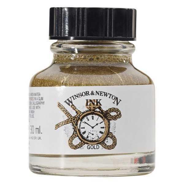 Tinta de Dibujo Winsor&Newton 30ml. Oro