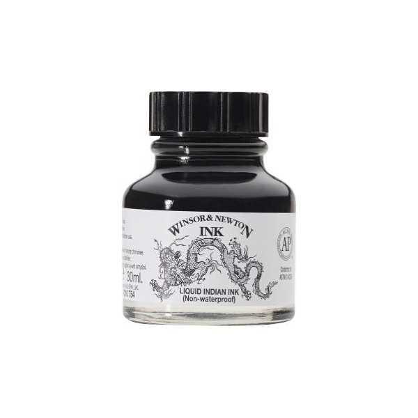 Tinta de Dibujo Winsor&Newton 30ml. Tinta China