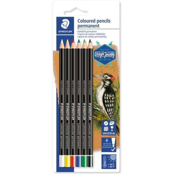 Set STAEDTLER LUMOCOLOR. 6 Lápices
