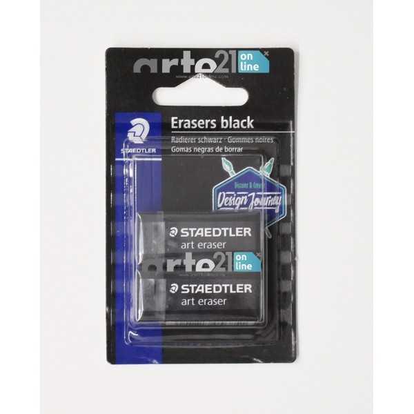 Gomas de Borrar Rasoplast negro (2unid) STAEDTLER