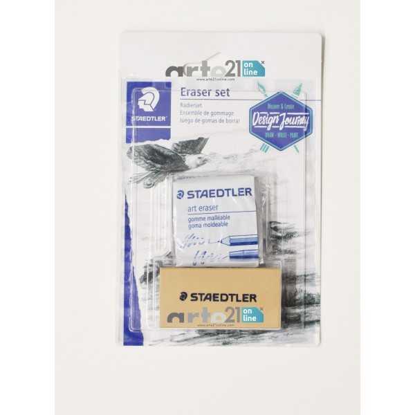 Juego Gomas de Borrar ( 2 und) STAEDTLER.