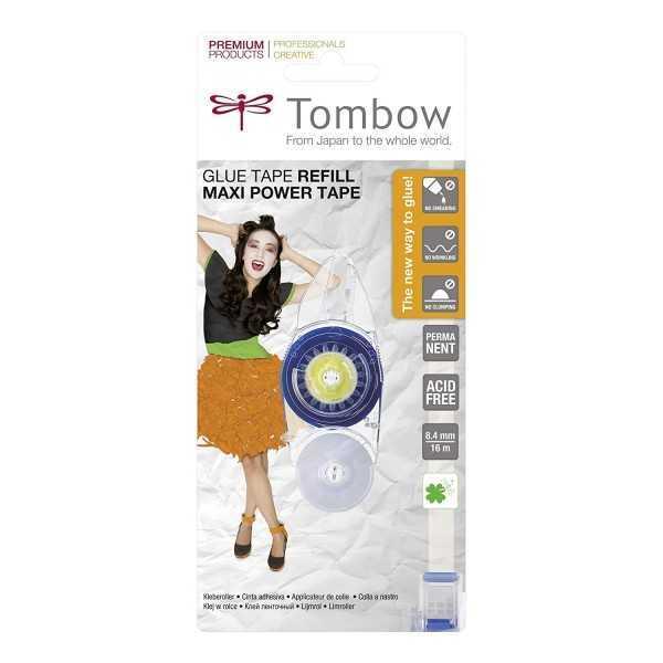 Recambio de Cinta Adhesiva TOMBOW MAXIPOWER 8,4mm.x16m.