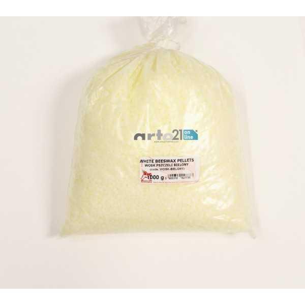 Cera de Abeja Blanca en Grano 1Kg.