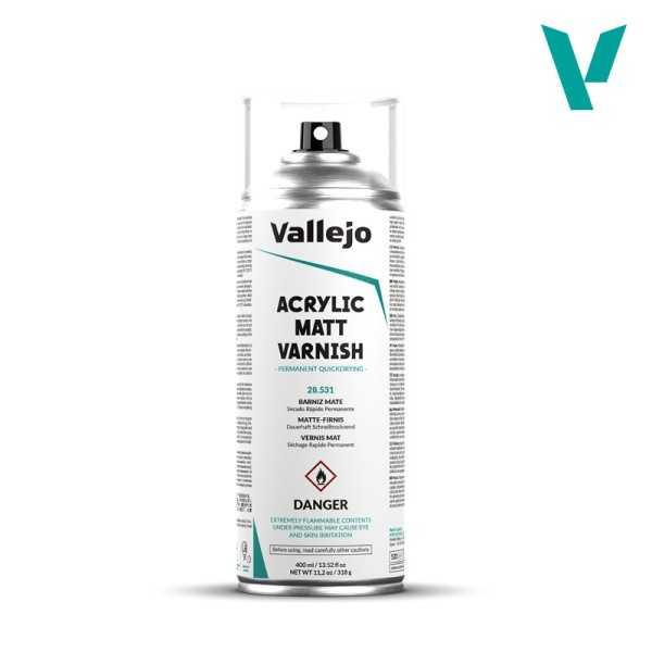 VALLEJO BARNIZ SPRAY MATE 400 ml.