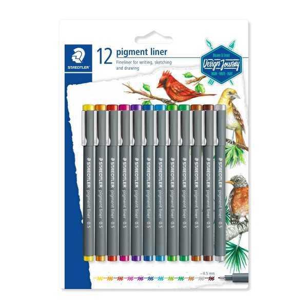 SET 12 Rotuladores STAEDTLER 0.5 mm.