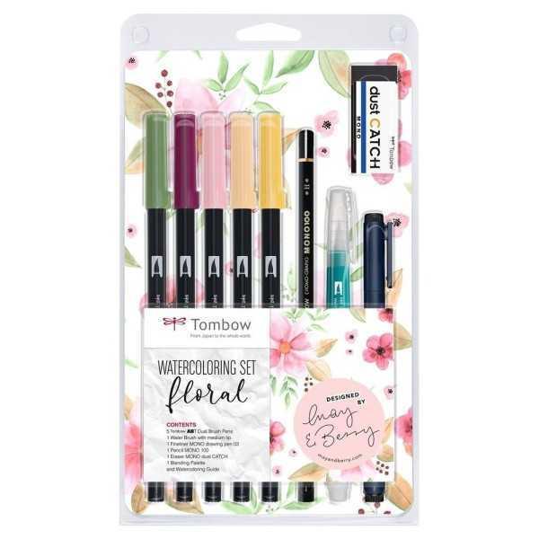 Rotuladores Tombow Dual Brush Floral Set