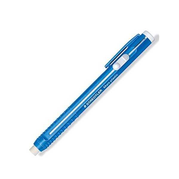 Portagoma Staedtler Cuerpo Azul Goma Mars Plastic