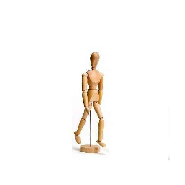 Maniqui Articulado de Madera 14cm