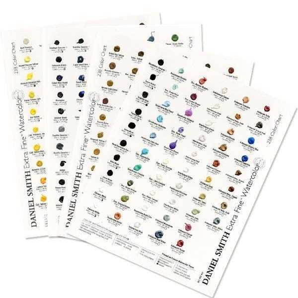 Daniel Smith Watercolour Dot Card 266 Colores