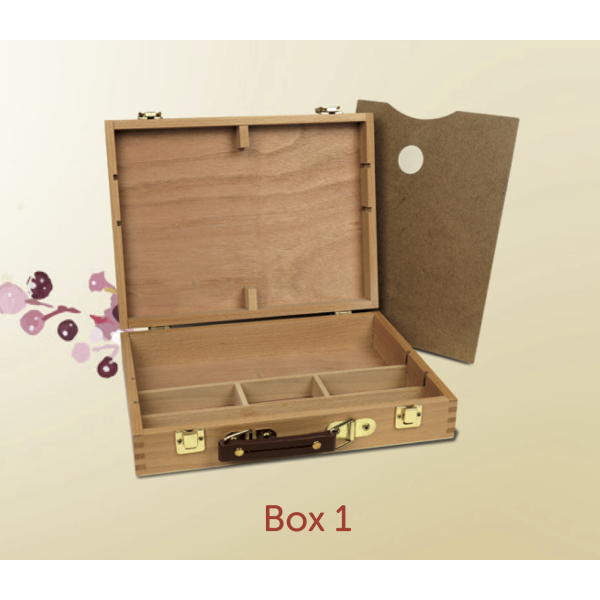 Caja Vacia de Madera de Haya Phoenix BOX1 32x24x7,5cm.
