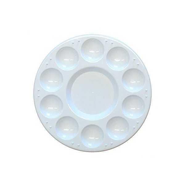 Paleta de Plastico Redonda 17cm. diametro