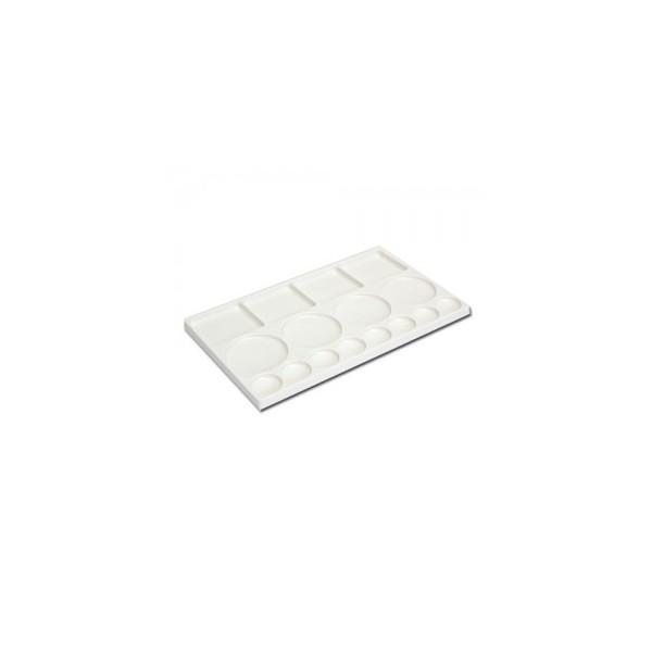 Paleta de Plastico Rectangular 16,5x27,5cm.