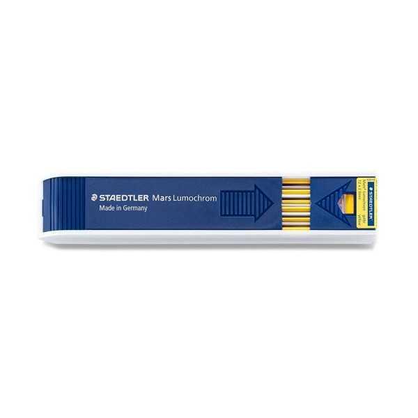 Minas Staedtler Lumochrom 2mm. (12unds.) Amarillo