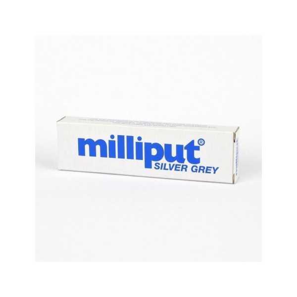 MILLIPUT. Masilla Epoxídica Bicomponente. Plateado.