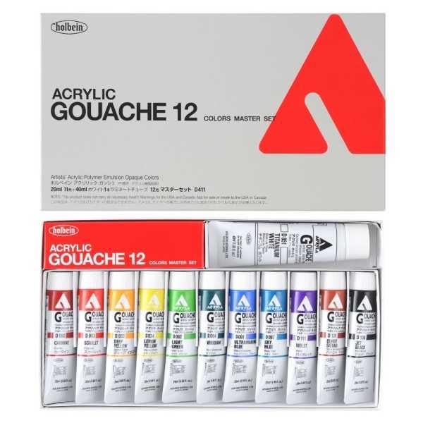 HOLBEIN ACRYLA GOUACHE MASTER SET