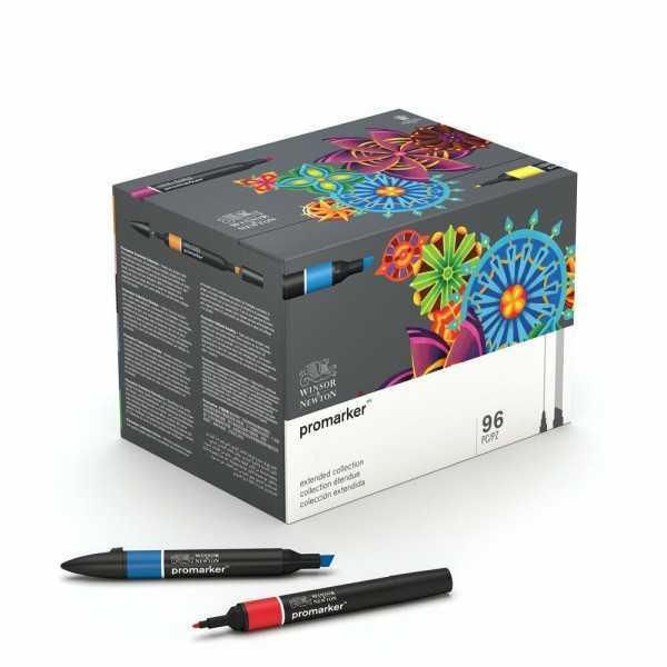 Rotuladores PROMARKER Winsor Newton 96 unid. Versión Extendida
