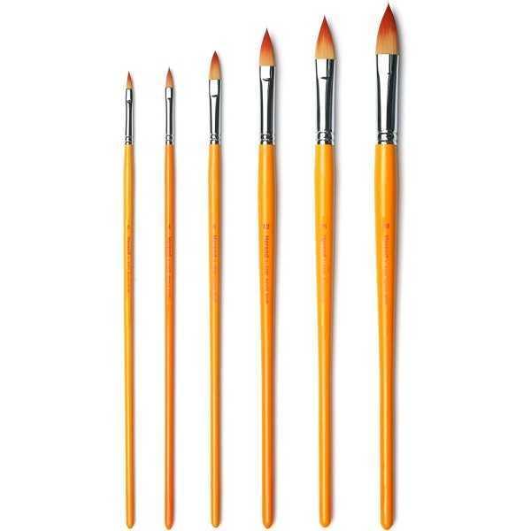 HEREND FLOWER BRUSH Y8300 Set 6 PINCELES