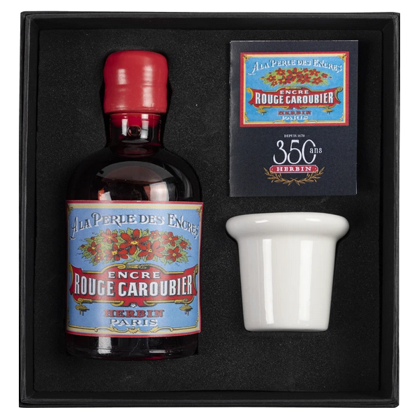 COFRE 350º Aniversario Tinta J. HERBIN. Rouge Caroubier 100ml.