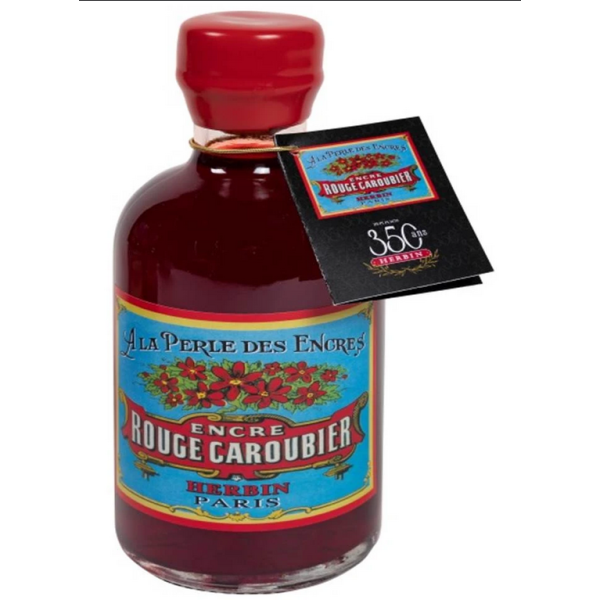 Tinta Estilográfica J. HERBIN. ROUGE CAROUBIER 500ml. Especial 350º Aniversario