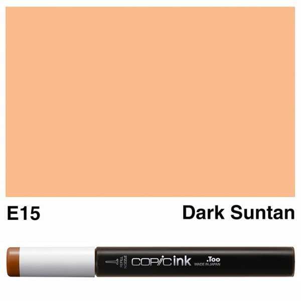 COPIC INK TYP 12ml. E15 DARK SUNTAN