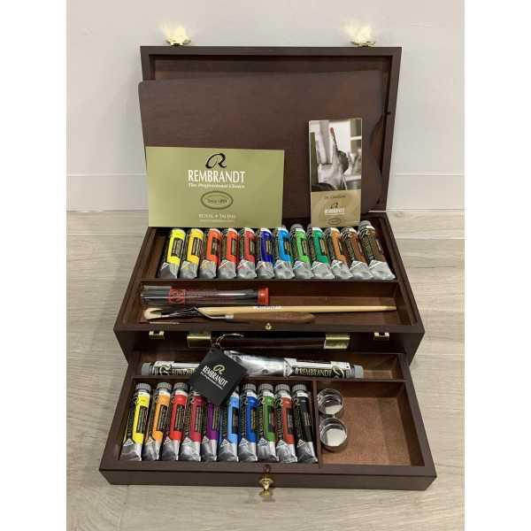 Caja Madera Óleo REMBRANDT MASTER