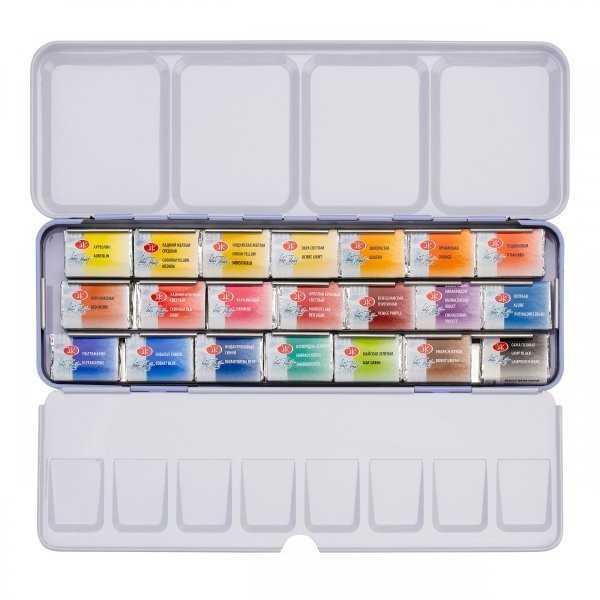 Acuarela White Nights Set Metal 21 colores