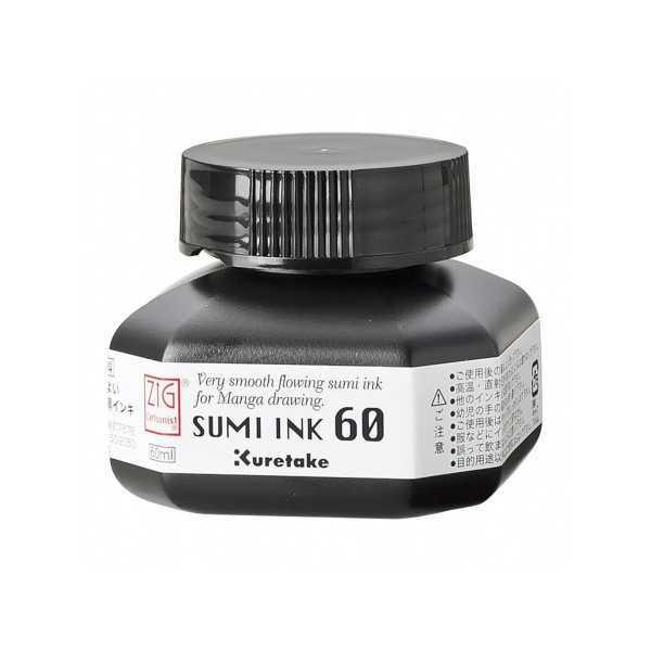 Tinta Kuretake Sumi Ink Negro 60ml.