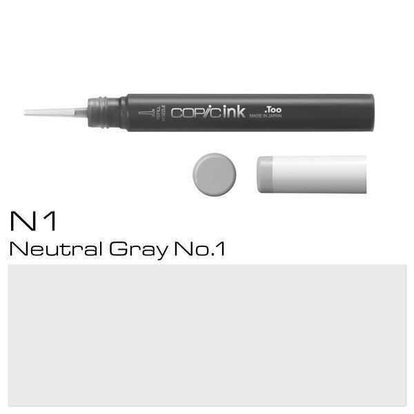 COPIC INK Typ 12ml. N1 NEUTRAL GREY