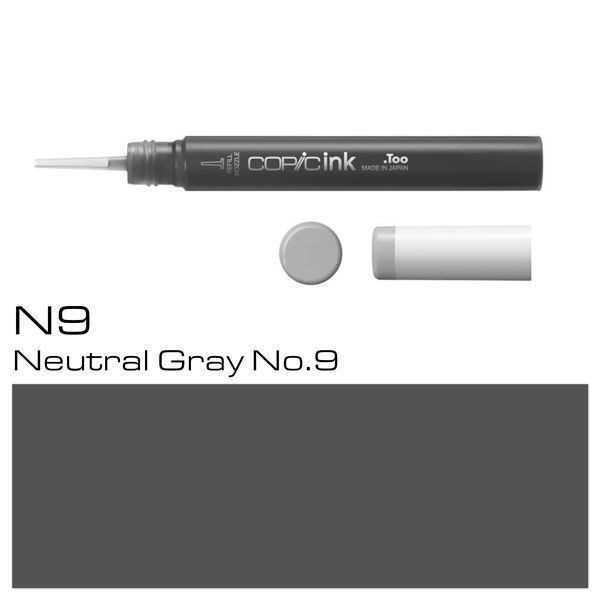 COPIC INK Typ 12ml. N9 NEUTRAL GREY