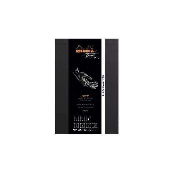 Cuaderno Rhodia Maya BLACK 120gr Punteado "Cross 'n' Dot. A4+ 50Hojas