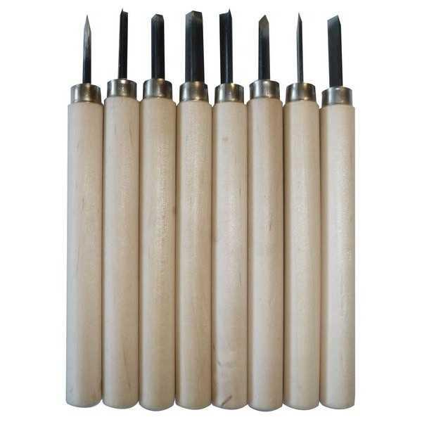 Set de 8 Gubias para grabado Talens