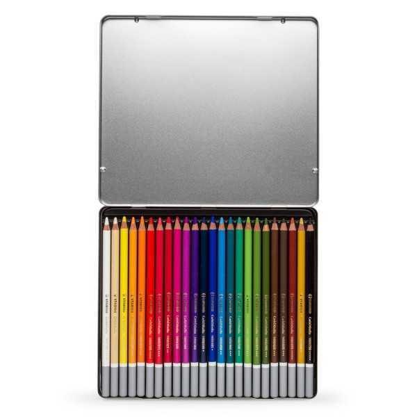 STABILO CarbOthello - Estuche metal 24 uds surtidas