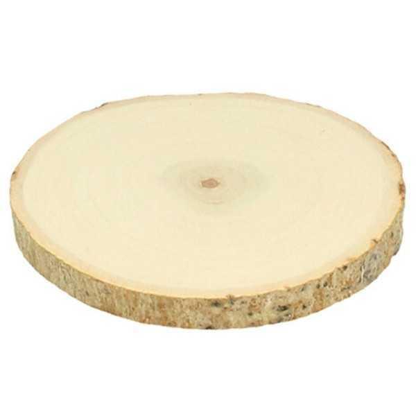 2 x Discos de Madera Álamo Redonda 18-21cm diametro
