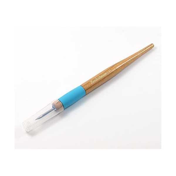 Porta Pluma TACHIKAWA. T40 Madera Corto Con Tapón